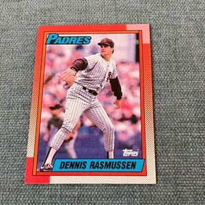 1990 Topps San Diego Padres Baseball Card Trading Card